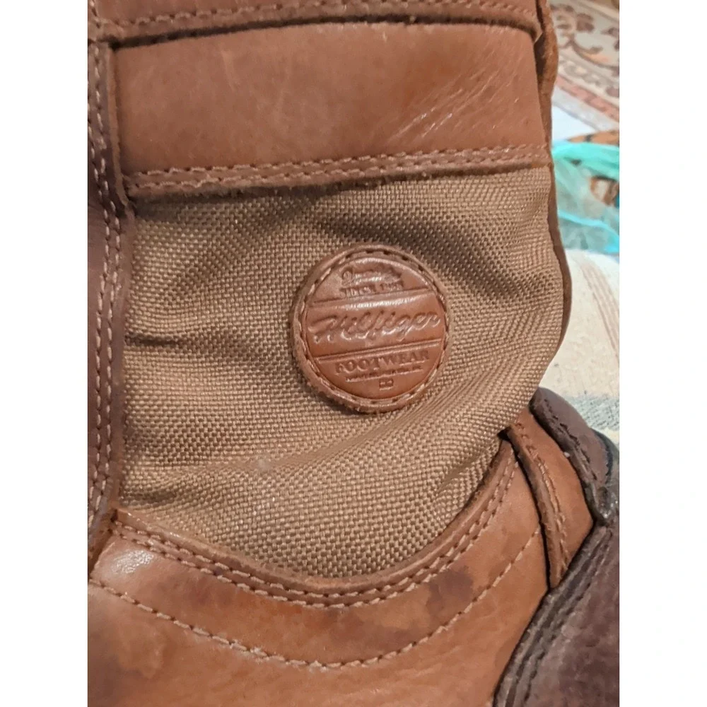 Men's Vintage 9M Tommy Hilfiger Outdoor Snow Winter Boots Brown Leather